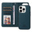 For iPhone 14 Pro Max Magnetic Case BETOPNICE Detachable PU Leather Phone Cover with Strap - Blue - 2