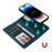 For iPhone 14 Pro Max Magnetic Case BETOPNICE Detachable PU Leather Phone Cover with Strap - Blue - 6