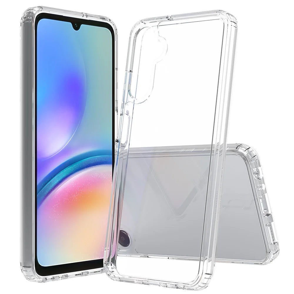 For Samsung Galaxy A05s 4G HD Transparent Cell Phone Case Acrylic + TPU Hybrid Phone Cover - 1