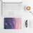For Samsung Galaxy Tab A9+ Case PU Leather Stand Pattern Printing Stand Tablet Shell - Crescent - 6