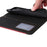 For Samsung Galaxy A15 5G Case Three-color Splicing Wallet Stand Phone Cover with Strap - Black - 7