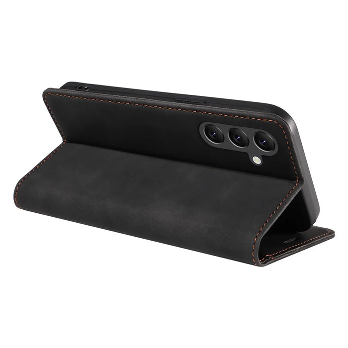 BETOPNICE 003 Phone Case for Samsung Galaxy A15 5G RFID Blocking Wallet Leather Cover Phone Shell - Black - 4