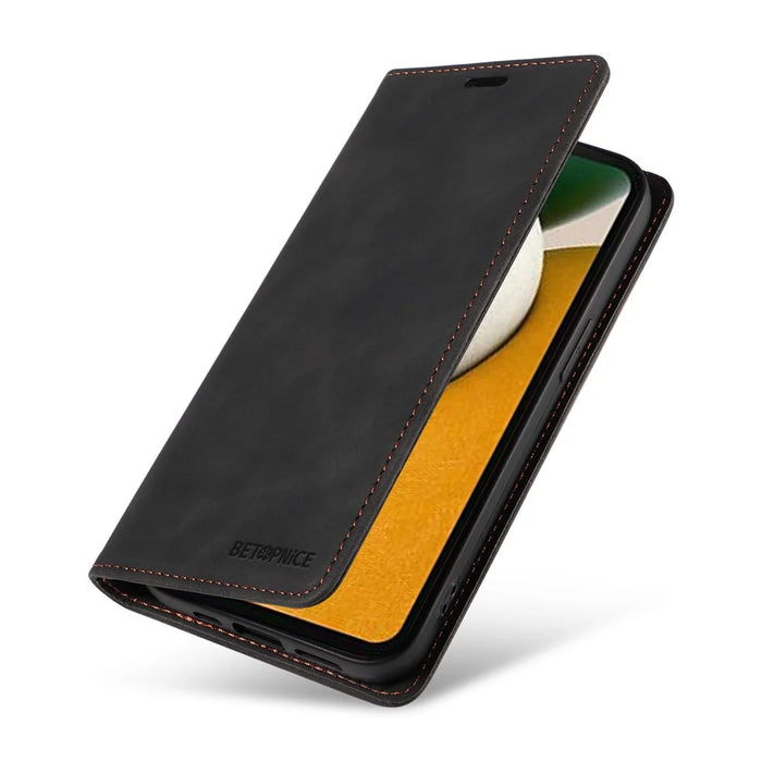 BETOPNICE 003 Phone Case for Samsung Galaxy A15 5G RFID Blocking Wallet Leather Cover Phone Shell - Black - 7