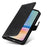 For Samsung Galaxy A05s 4G Case Calf Texture Leather Wallet Phone Stand Cover - Black - 5