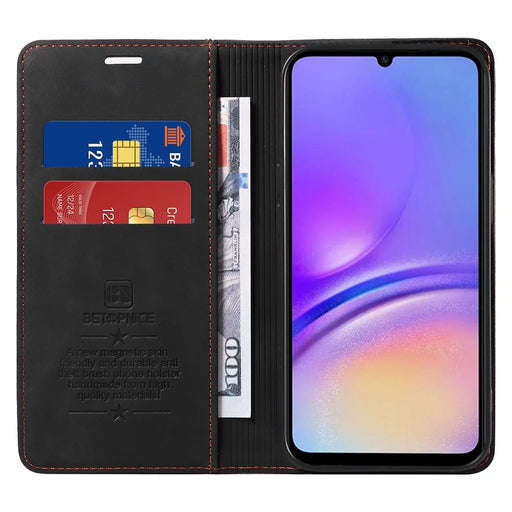 BETOPNICE 003 For Samsung Galaxy A05 4G Case RFID Blocking Wallet Leather Cellphone Cover - Black - 2