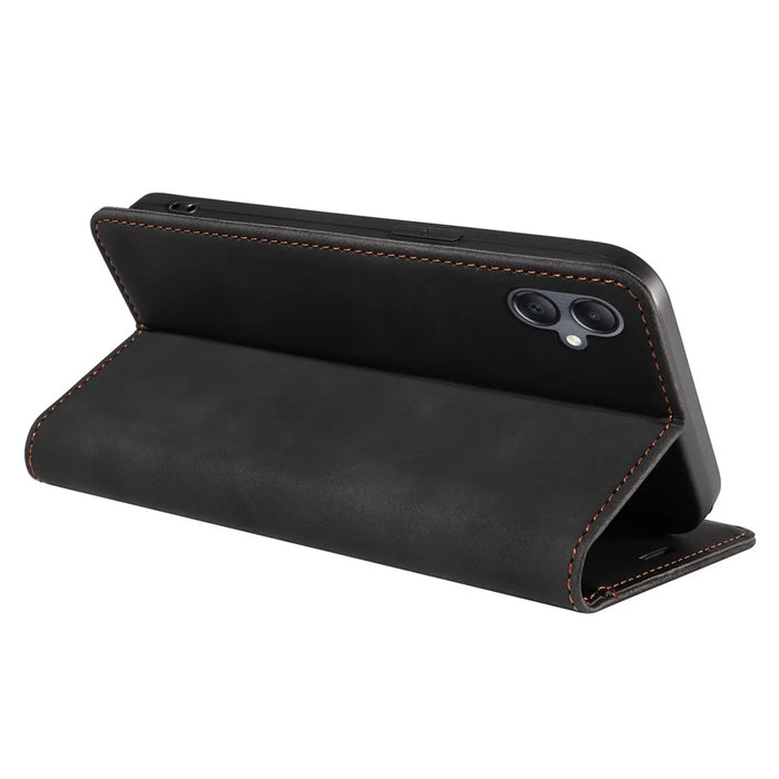 BETOPNICE 003 For Samsung Galaxy A05 4G Case RFID Blocking Wallet Leather Cellphone Cover - Black - 4