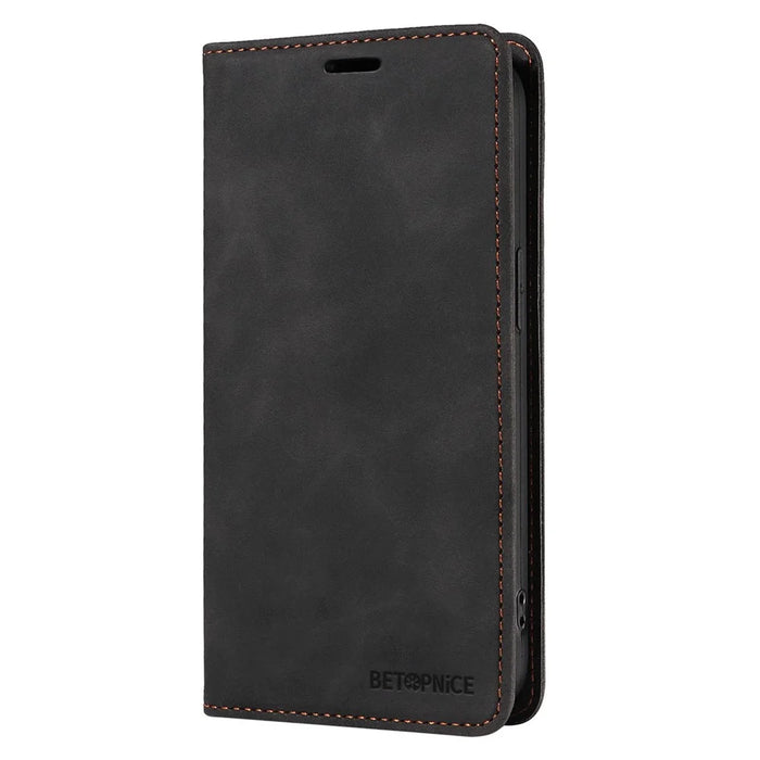 BETOPNICE 003 For Samsung Galaxy A05 4G Case RFID Blocking Wallet Leather Cellphone Cover - Black - 7