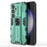 For Samsung Galaxy S24 Case Kickstand Rugged Protective Phone Cover - Green - 1