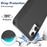 Slim Phone Case for Samsung Galaxy A05 4G Case PC+TPU Protective Cover - Black - 2