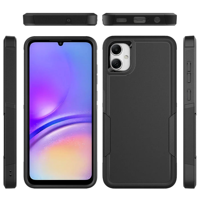 Slim Phone Case for Samsung Galaxy A05 4G Case PC+TPU Protective Cover - Black - 6