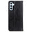 For Samsung Galaxy A25 5G (Global) (161.0 x 76.5 x 8.3mm) Case Litchi Texture Wallet Split Leather Cover - Black - 7