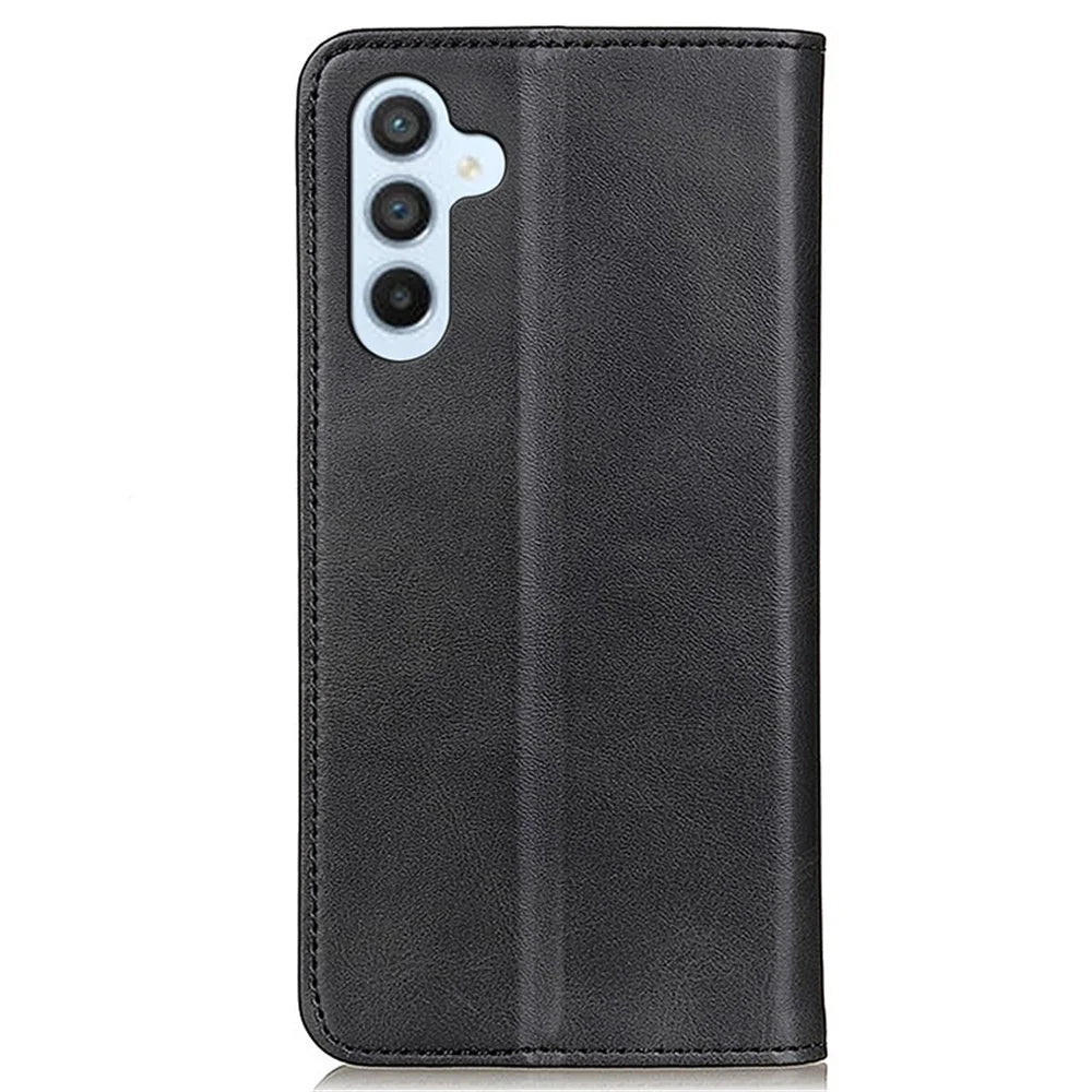 For Samsung Galaxy A25 5G (Global) (161.0 x 76.5 x 8.3mm) Case Wallet Stand Split Leather Phone Cover - Black - 7