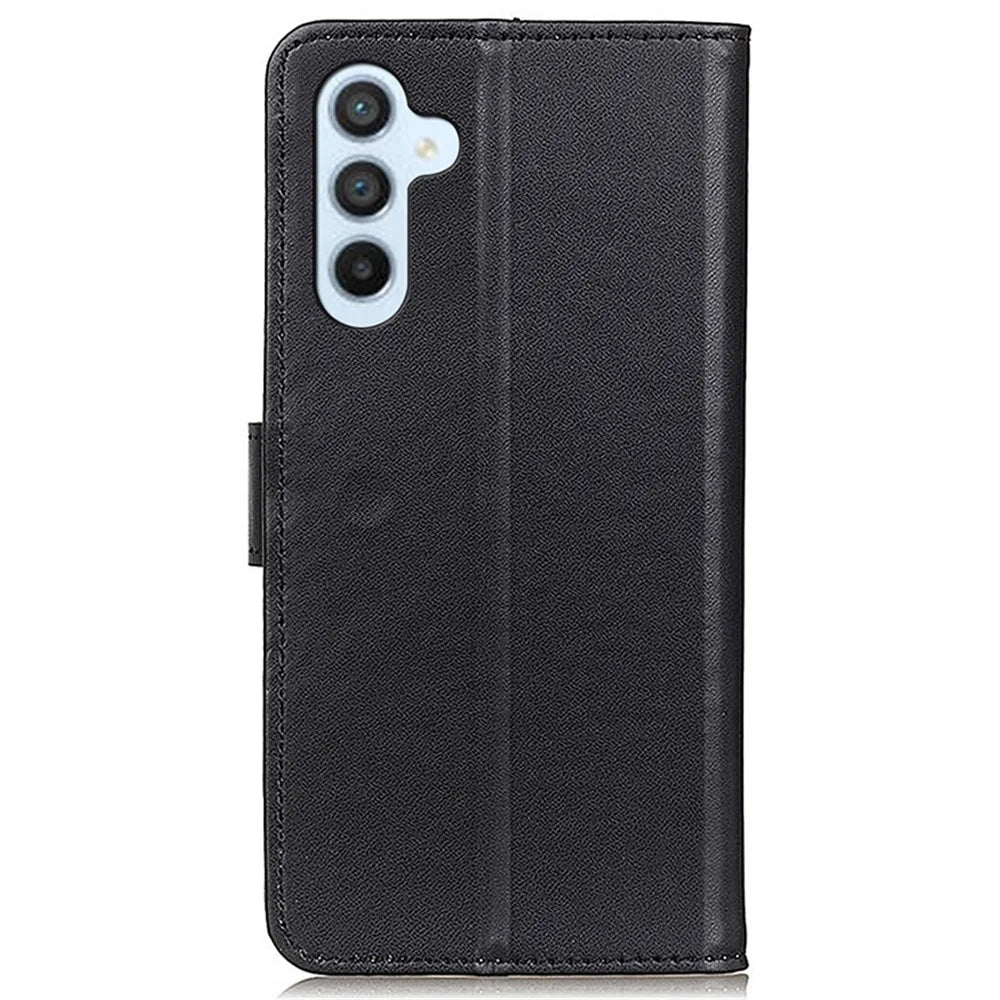 For Samsung Galaxy A25 5G (Global) (161.0 x 76.5 x 8.3mm) Case Wallet Stand PU Leather Cover - Black - 7