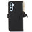 For Samsung Galaxy A25 5G (Global) (161.0 x 76.5 x 8.3mm) Case Genuine Cow Leather RFID Blocking Cover - Black - 7