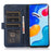For Google Pixel 8a Case Cowhide Texture PU Leather Shell Phone Stand Cover Wallet - Blue - 2