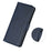 For Google Pixel 8a Case Cowhide Texture PU Leather Shell Phone Stand Cover Wallet - Blue - 4