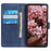 For Google Pixel 8a Case Anti-Scratch Phone Shell Wallet Stand Protective Phone Cover - Blue - 3