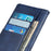 For Google Pixel 8a Case Anti-Scratch Phone Shell Wallet Stand Protective Phone Cover - Blue - 5