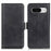 For Google Pixel 8a Case Slim-fit Stand Phone Cover TPU +PU Leather Wallet - Black - 1