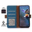 For Google Pixel 8a Case Genuine Cow Leather RFID Blocking Phone Cover - Blue - 2