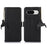 For Google Pixel 8a Case Genuine Cow Leather Phone Cover with RFID Blocking - Black - 1