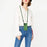 For iPhone 13 Pro Max 6.7 inch Case Protective Soft TPU Phone Cover with Shoulder Strap - Army Green - 2