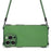 For iPhone 13 Pro Max 6.7 inch Case Protective Soft TPU Phone Cover with Shoulder Strap - Army Green - 4