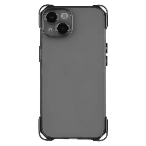 For iPhone 13 Case Reinforced Corners TPU Phone Cover - Black - 1