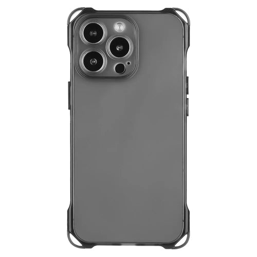 For iPhone 13 Pro Max Case 4 Corners Protective TPU Phone Cover - Black - 1