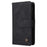For Samsung Galaxy S24+ Case Multi Card Holder Zipper Phone Cover - Black - 7