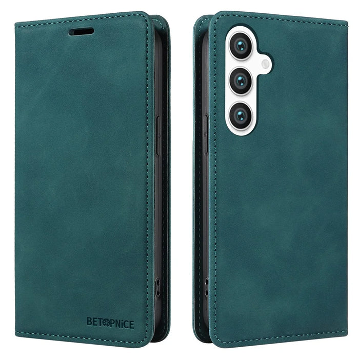 BETOPNICE 003 for Samsung Galaxy S24 Case RFID Blocking Shockproof Protection Phone Cover - Green - 1