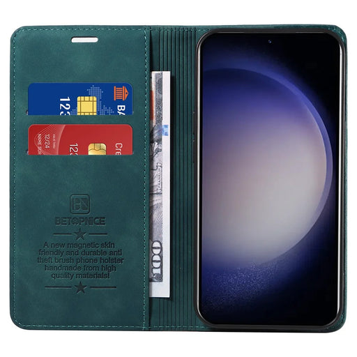 BETOPNICE 003 for Samsung Galaxy S24 Case RFID Blocking Shockproof Protection Phone Cover - Green - 2