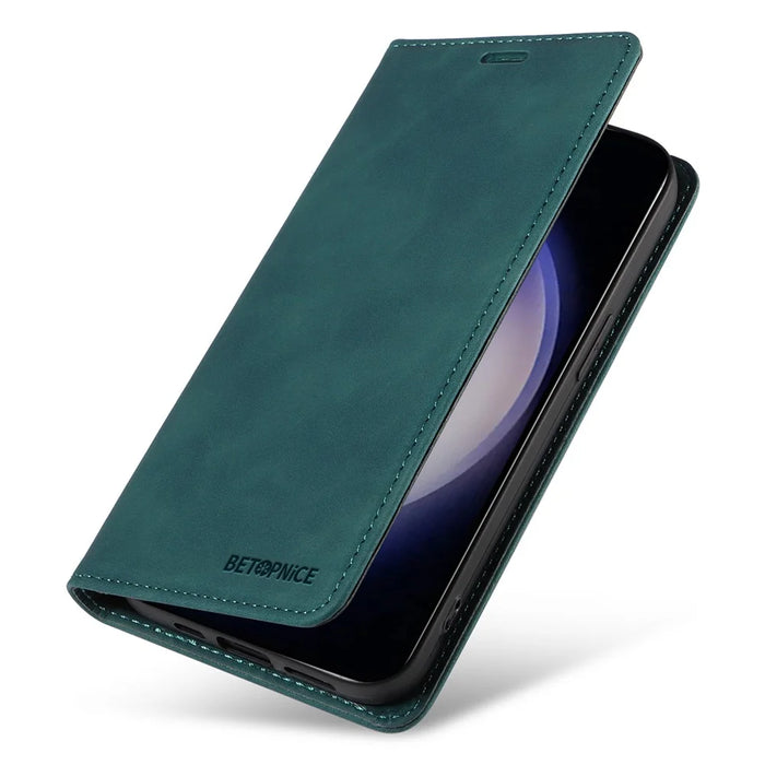 BETOPNICE 003 for Samsung Galaxy S24 Case RFID Blocking Shockproof Protection Phone Cover - Green - 6