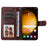 For Samsung Galaxy S24 Ultra Case Flip Stand PU Leather Protective Phone Cover - Brown - 2