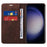 BETOPNICE 003 for Samsung Galaxy S24+ Case RFID Blocking Stand Leather Phone Cover - Brown - 2