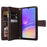 For Samsung Galaxy A05 4G Case Zipper Pocket Wallet Phone Leather Cover - Brown - 2