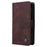 For Samsung Galaxy A05 4G Case Zipper Pocket Wallet Phone Leather Cover - Brown - 7