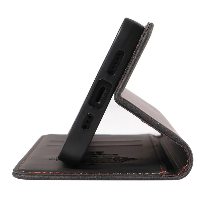 BETOPNICE 003 for vivo Y17s 4G Case RFID Blocking Wallet Phone Stand Cover - Black - 5