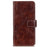 For Google Pixel 8a Case Crazy Horse Texture PU Leather Wallet Stand Cover - Brown - 6