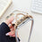 For iPhone 15 Pro Case Compatible with MagSafe Magnetic Electroplating TPU Cell Phone Cover with Long Lanyard - Gold - 4