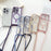 For iPhone 15 Pro Case Compatible with MagSafe Magnetic Electroplating TPU Cell Phone Cover with Long Lanyard - Gold - 6