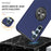 For Samsung Galaxy S23 FE Case Ring Kickstand Phone Back Cover - Blue - 3