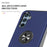 For Samsung Galaxy S23 FE Case Ring Kickstand Phone Back Cover - Blue - 6