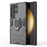 For Samsung Galaxy S24 Ultra Case Phone Cover with Ring Holder Kickstand - Black - 1