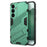 For Samsung Galaxy S24+ Case PC+TPU Phone Cover with Kickstand - Green - 1