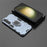 For Samsung Galaxy S24+ Case Ring Holder Kickstand PC+TPU Phone Cover - Blue - 4