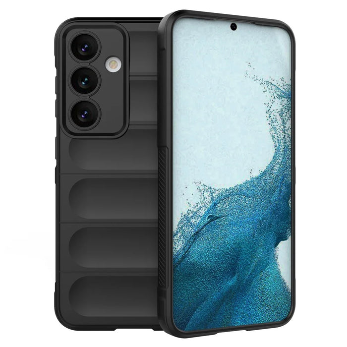For Samsung Galaxy S24+ TPU Case Rugged Protective Phone Cover - Black - 1