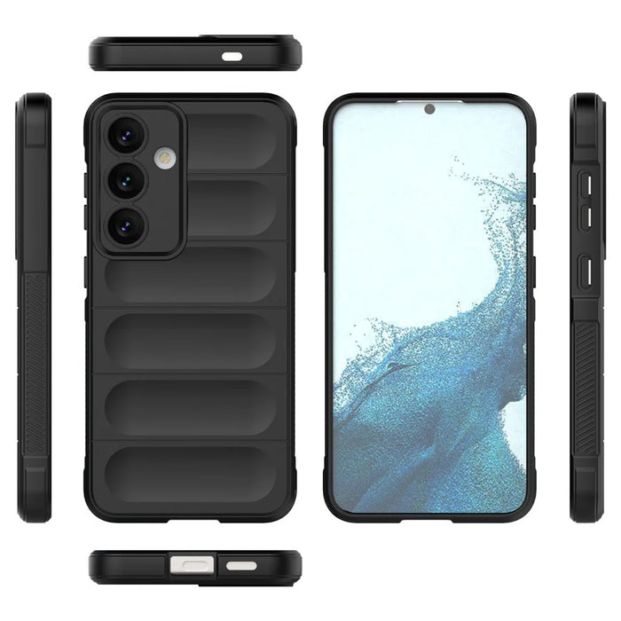 For Samsung Galaxy S24+ TPU Case Rugged Protective Phone Cover - Black - 6