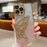 For iPhone 15 Pro Max Case Quicksand Butterfly Electroplating TPU Glitter Phone Cover - Gold - 2