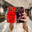 For iPhone 15 Pro Max Case Electroplating Phone TPU Cover with Plush Heart Chain Strap - White - 6